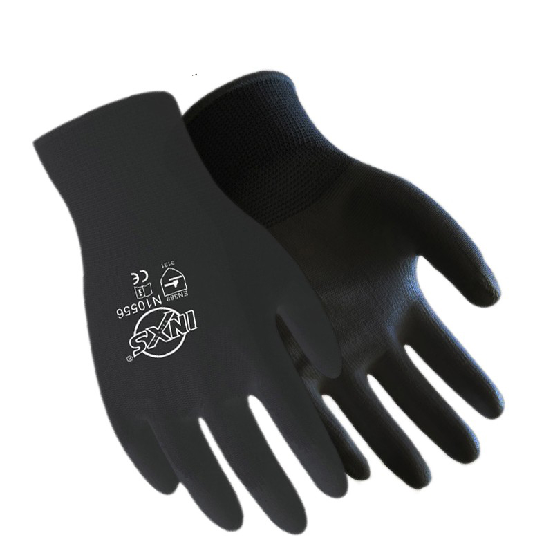 赛立特 N10556 耐磨PU劳保手套 8/M码 （单位：双）  黑色