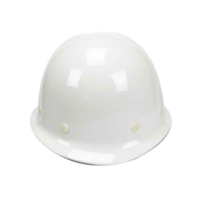 添盾 TD-HT01 圆盔式玻璃钢安全帽  （单位：顶）  白色