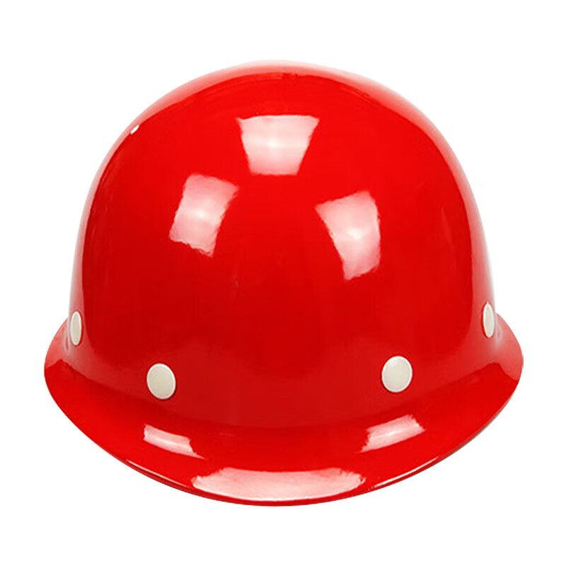 添盾 TD-HT01 圆盔式玻璃钢安全帽  （单位：顶）  红色