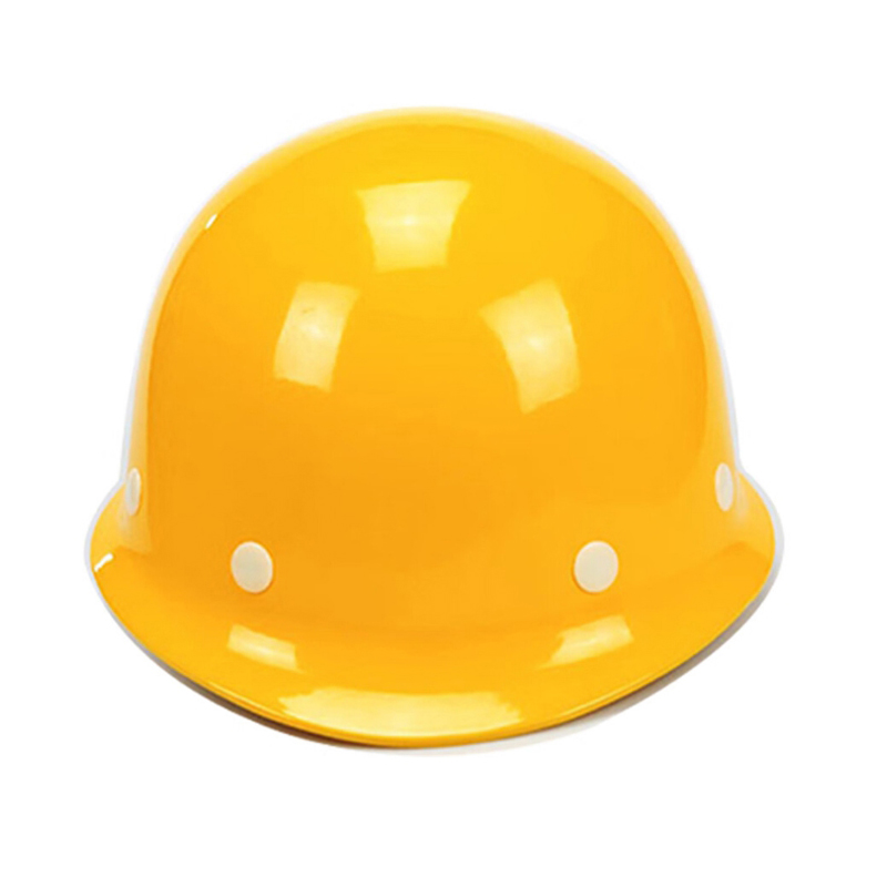 添盾 TD-HT01 圆盔式玻璃钢安全帽  （单位：顶）  黄色