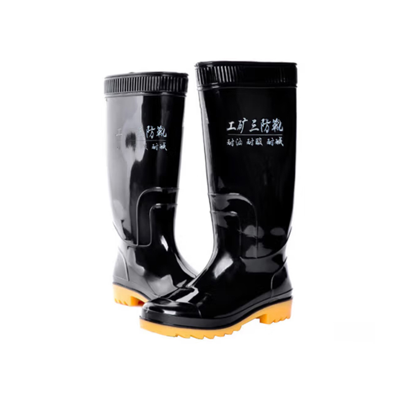 谋福 8423 防滑耐磨耐油耐酸碱长筒靴  （单位：双）  黑色