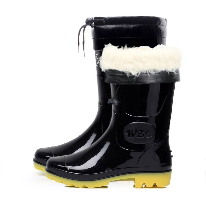 鸣固 806 雨鞋 中筒加长毛棉 39码 （单位：双）  