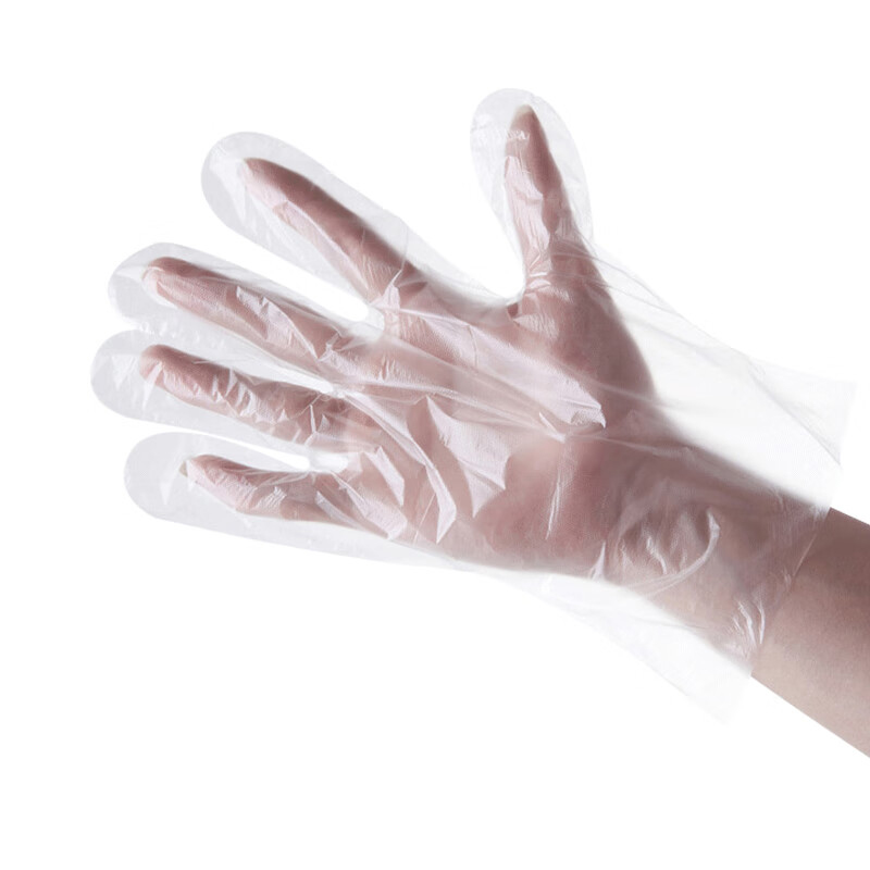 安美尚 一次性pe 一次性pe薄膜手套 50双/包 （单位：包）  