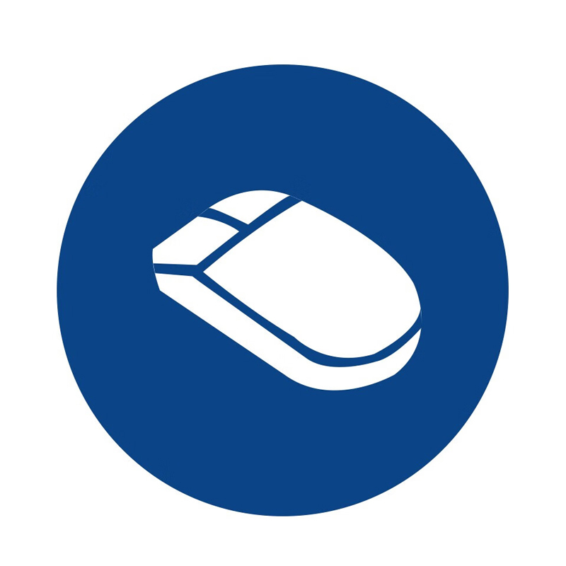 海斯迪克 HK-5127 物品定位贴 5cm （单位：个） 鼠标 