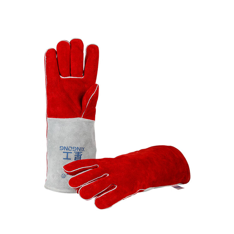 星工 XGS-P4 牛皮电焊手套 加长 （单位：双）  