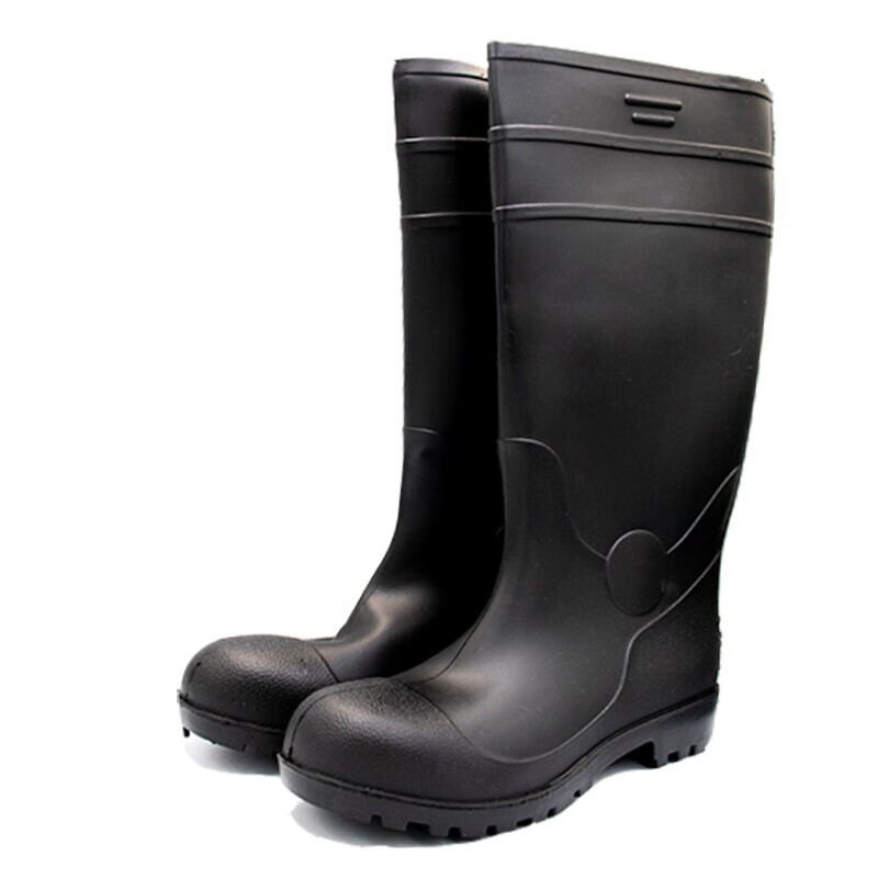 海斯迪克 HKZJ-22 高筒雨靴 钢头钢板款41码 （单位：双）  