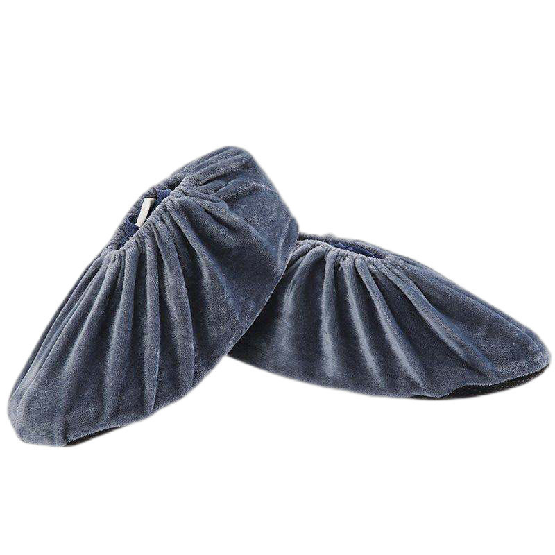 百舸 ZG2281 加厚绒布鞋套  （单位：双）  银灰色