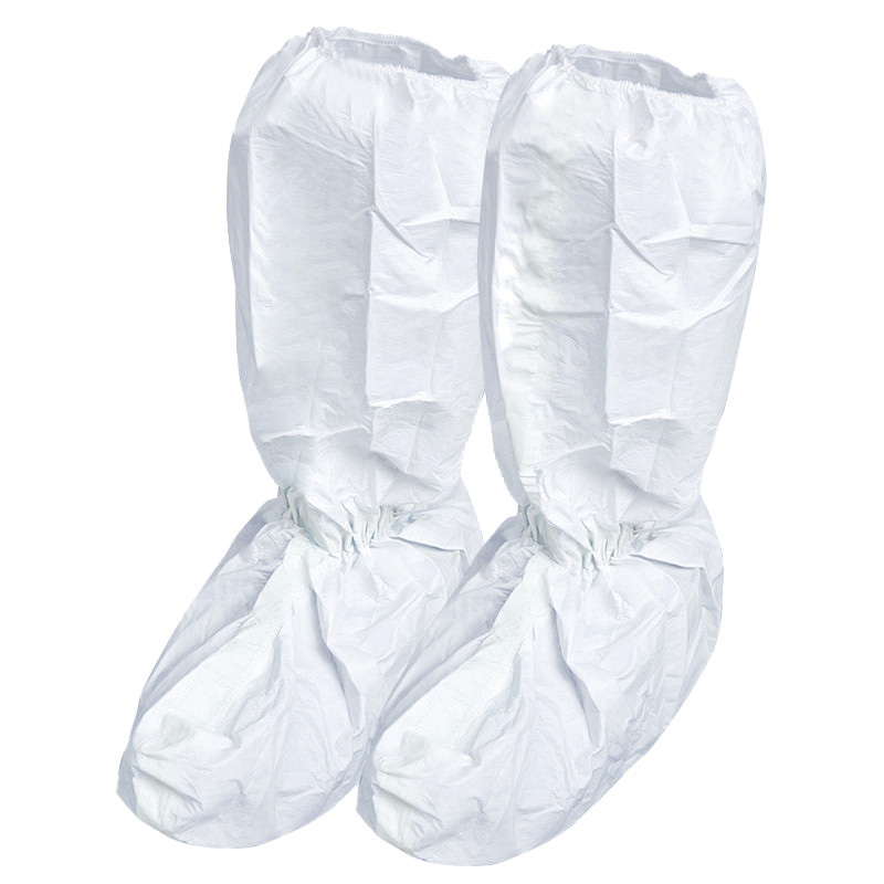 谋福 高筒防护款 一次性防护长筒鞋套  （单位：双）  
