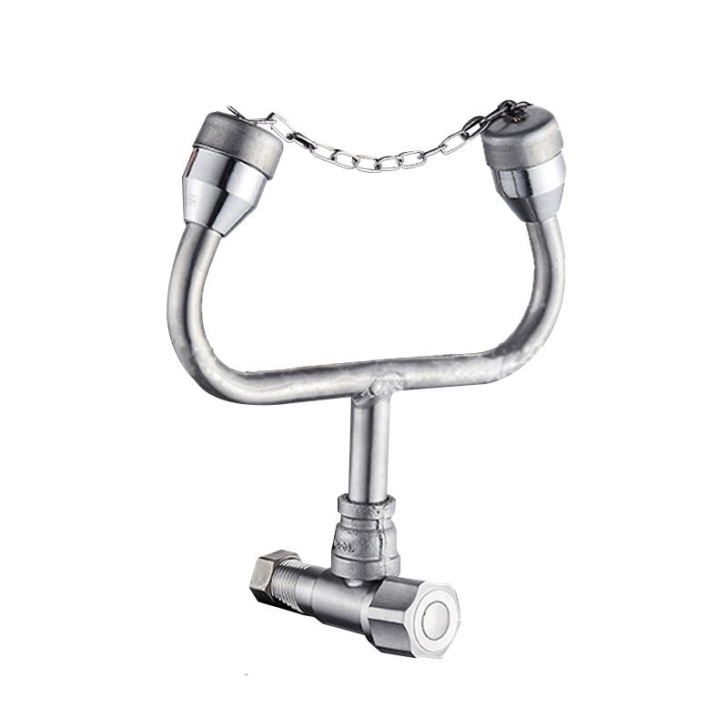 谋福 254 双口洗眼器 不锈钢验厂304简易式双口壁挂式 （单位：个）  