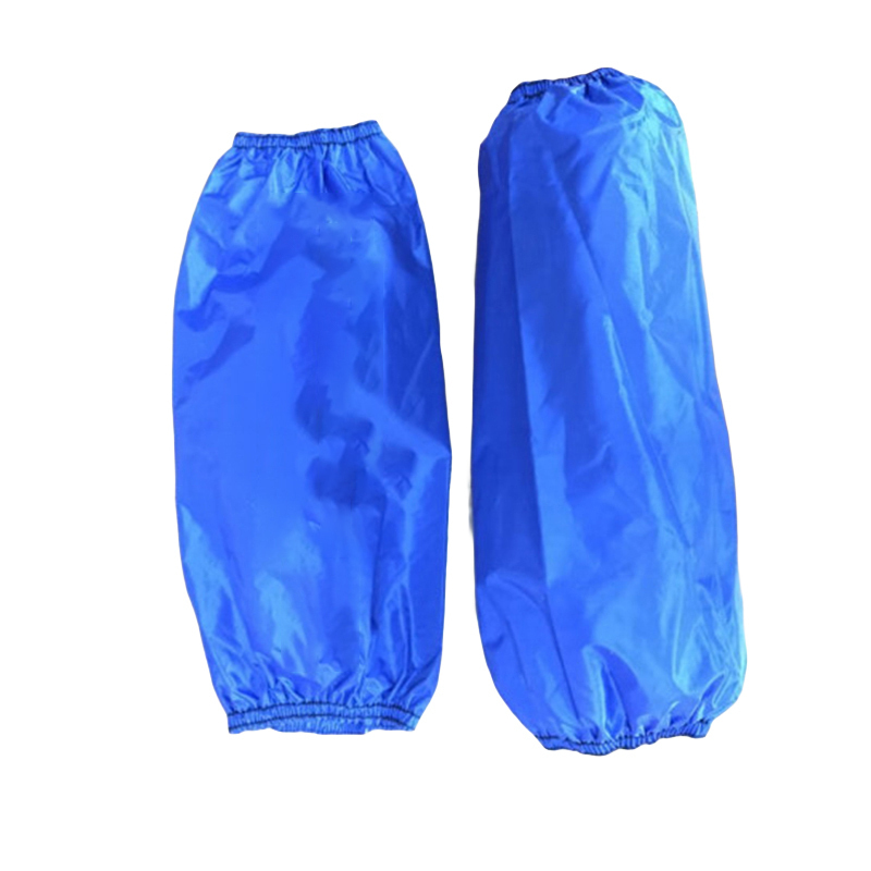 代尔塔 PVC防水耐磨耐脏 袖套 10双装 （单位：包）  蓝色