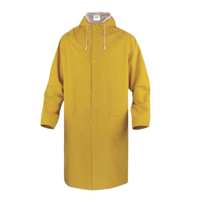 代尔塔 407005 连体雨衣 双面PVC涂层xl码 （单位：件）  黄色
