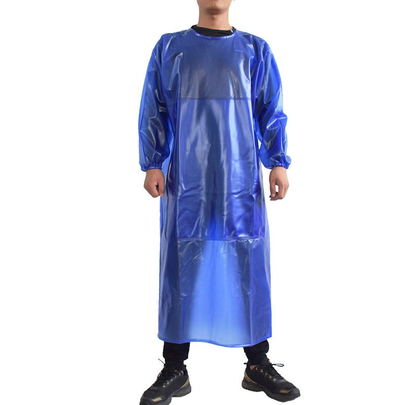 盖托 加厚加长袖防水防油 罩衣 牛筋耐磨 （单位：件）  蓝色