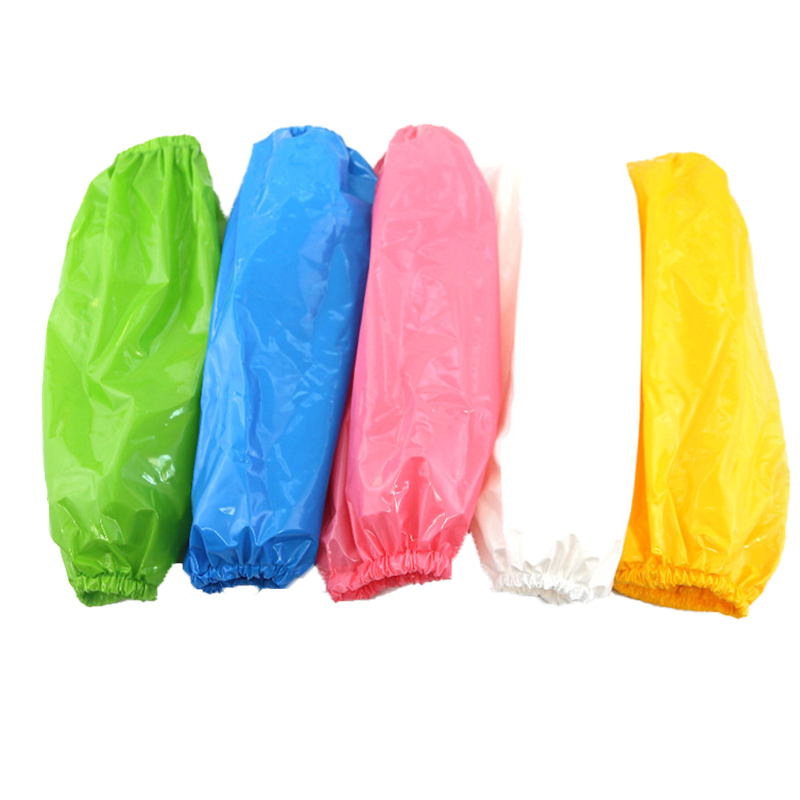 琳皓 TPU耐油 袖套 防水防污耐酸碱 （单位：双）  蓝黄白