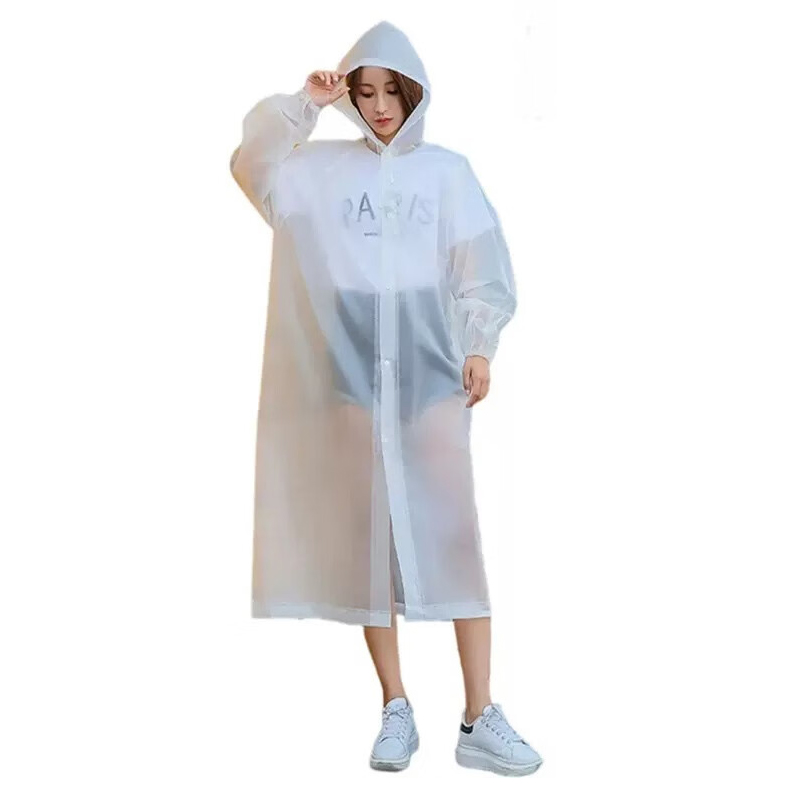 乐百纳 成人特厚款 一次性雨衣 束口款 （单位：个）  白色