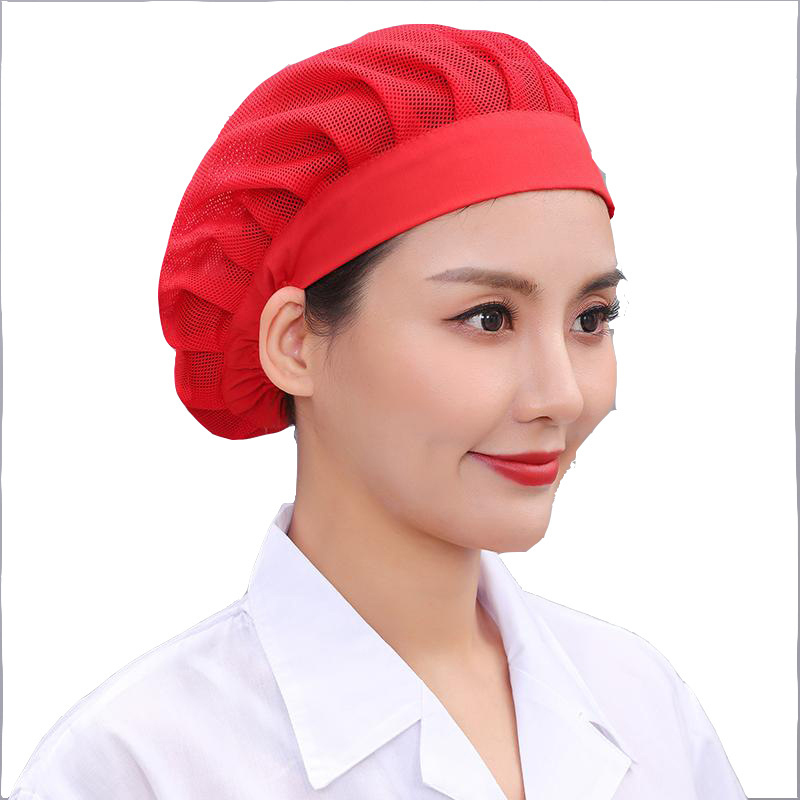 弋家弋品 半网 工作帽/厨师帽 防尘透气 （单位：个）  