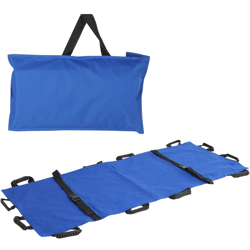 双人余 可上下楼家用 可折叠软担架 承重120公斤 （单位：台）  蓝色