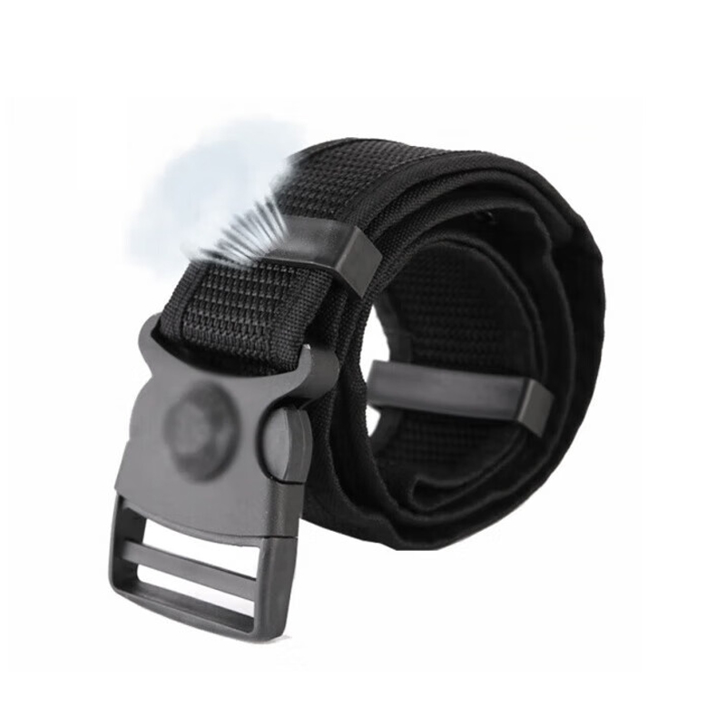 狮奥利兴 尼龙提花 战术腰带 125cm （单位：个）  黑色