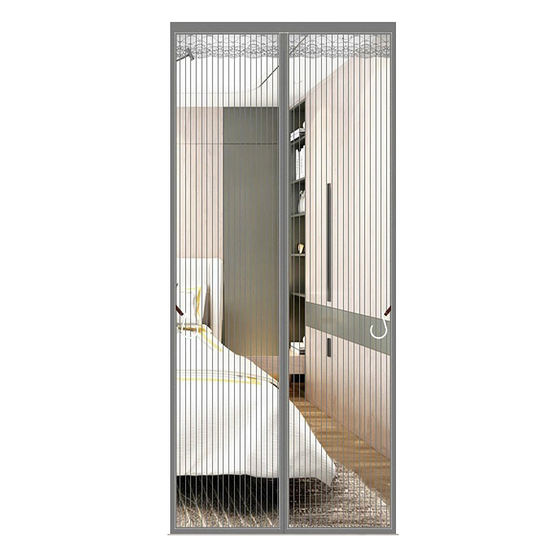 实力 防虫防蝇免打孔 夏季防蚊门帘 90*210cm （单位：张）  白色