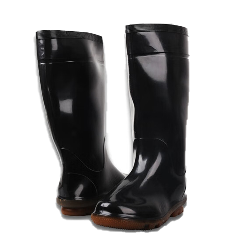 谋福 防滑耐磨防汛 高筒雨靴 39码 （单位：双）  