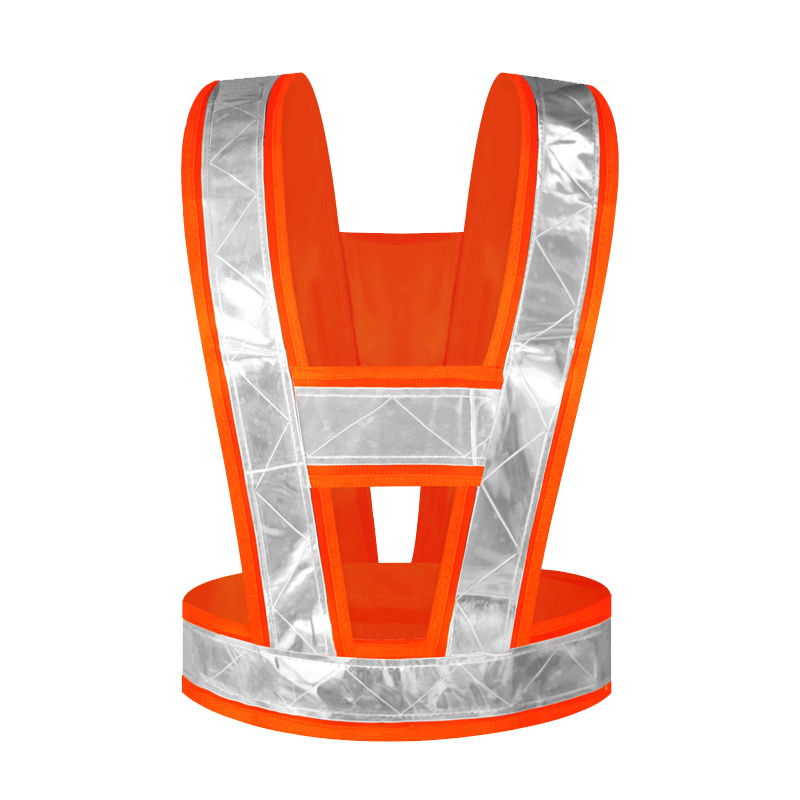 谋福 V型 反光衣背心 反光衣背心 9371 （单位：件）  荧光橙