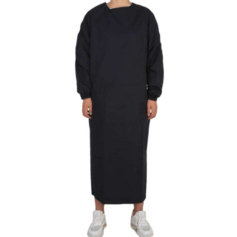 谋福 334 长袖防水布围裙  （单位：件）  黑色