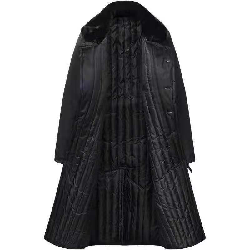 谋福 9396 男保暖棉大衣  （单位：件）  黑色