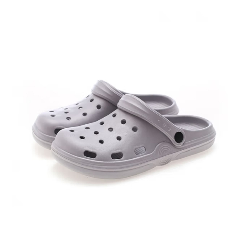 100AN 夏季劳保软底 洞洞鞋 均码 （单位：双）  灰色