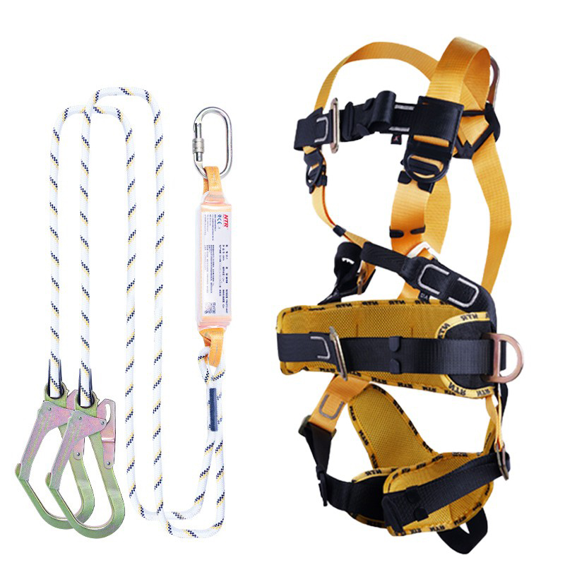 耐特尔 BK03 五点式安全带 定位安全带含护腰+KB02双钩缓冲绳 （单位：套）  