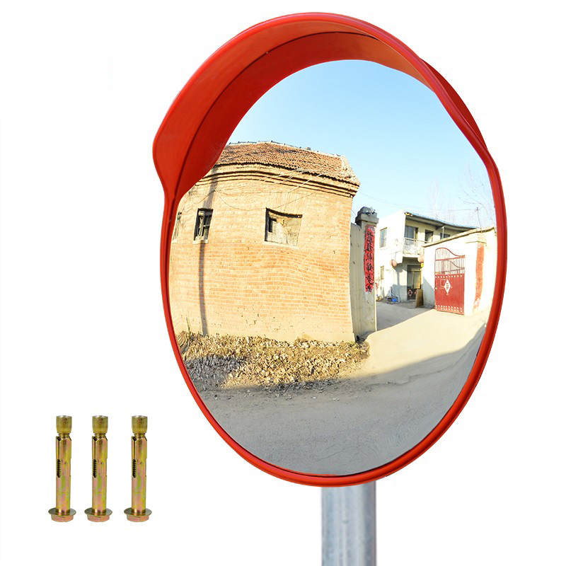 齐鲁安然 QL-GJJ-W80-Z 广角镜 60cm室内外防盗球面镜室外80cm带2米立柱 （单位：个）  