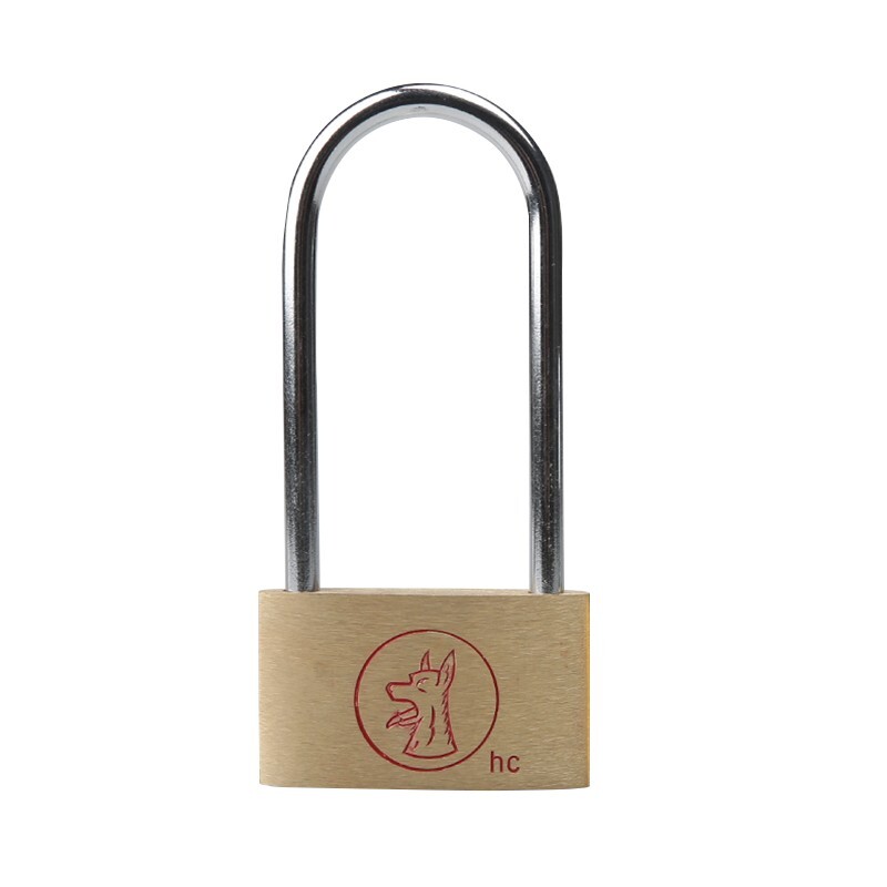 工者 铜挂通开挂锁 长梁通开锁 50mm （单位：把）  