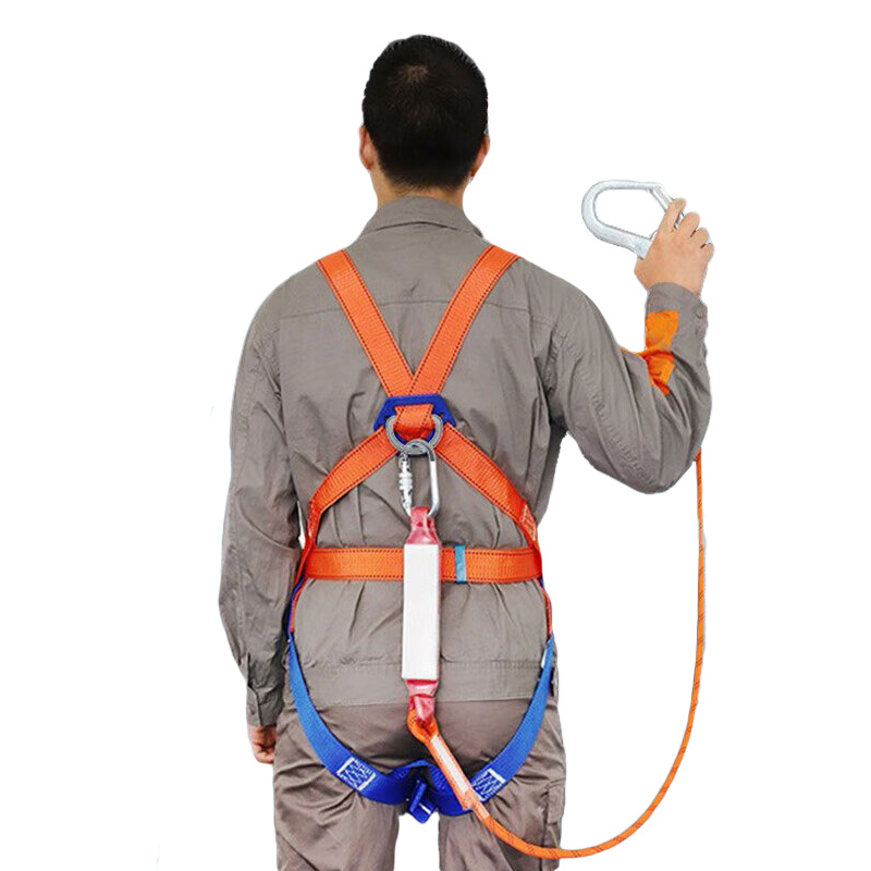 京特 YB-BKAQD-D-3 安全带 五点式2米单大钩带缓冲包防坠落 （单位：个）  