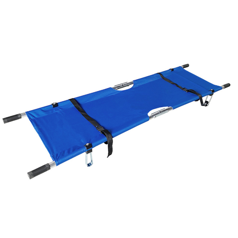捷康 急救简易 担架 二折铁质（镀锌钢管） （单位：个）  蓝色