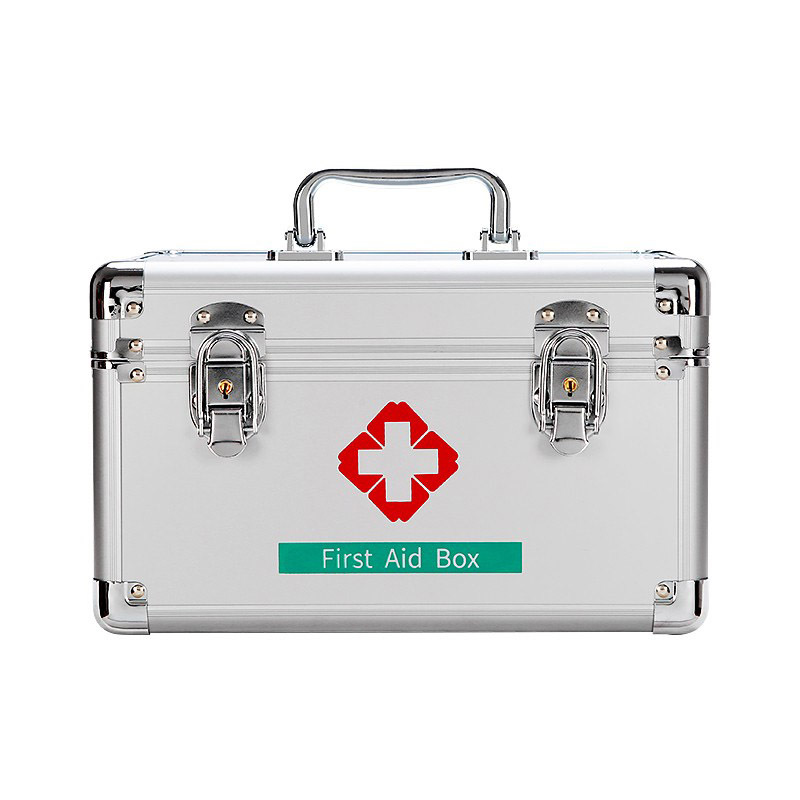 爱备护 双层带锁 双层带锁铝合金医疗箱 12寸 （单位：个）  