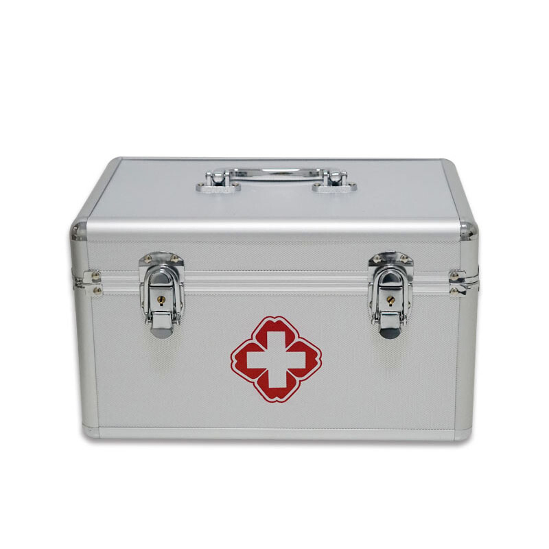 安赛瑞 31*20.5*18.5cm 铝合金急救药箱  （单位：个）  