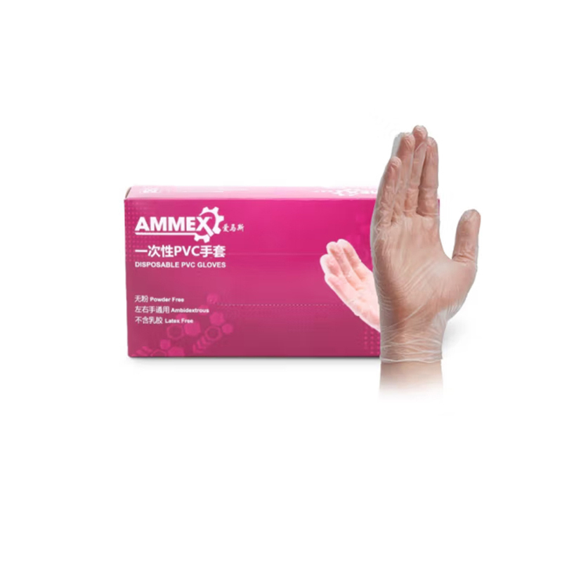 爱马斯 GPX3KRT44100 一次性PVC手套 100只/盒 中码 （单位：盒）  