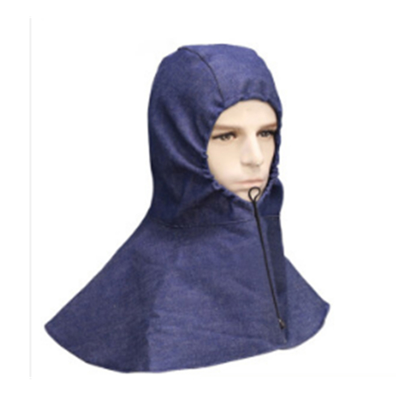 福安特 套头款 牛仔披肩帽 电焊防尘帽风帽 （单位：顶）  