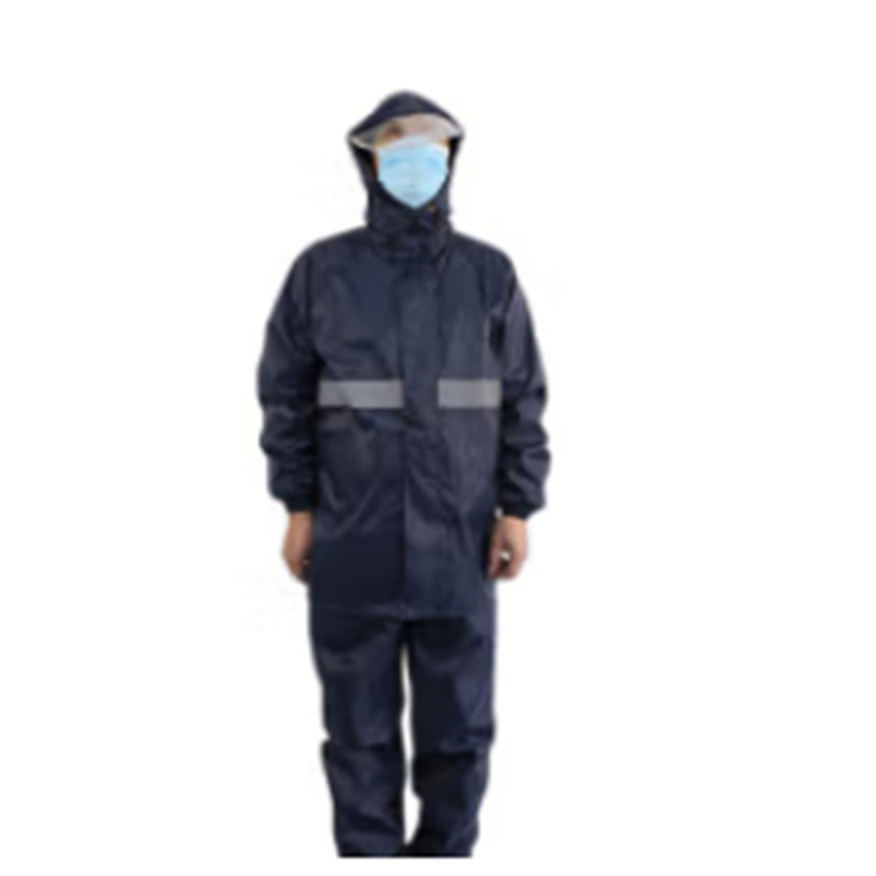 汉盾 HD-RAC001 带反光条单层分体雨衣 M码 （单位：套）  