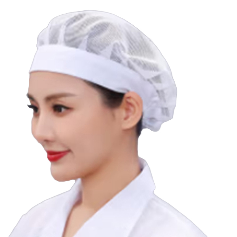 优恒布艺 针织 工作发网帽 20个 （单位：包）  蓝色