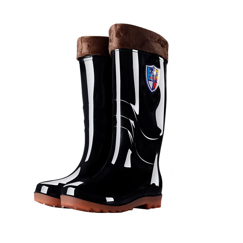 谋福 3319 劳保雨鞋 高筒(短绒) （单位：双）  