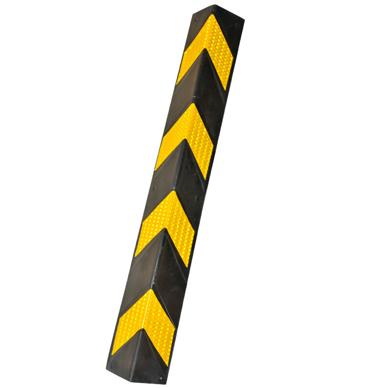 巨成 7176775 橡胶防撞条 橡胶反光护角条停车场地下室车库防撞条直角800*100*8mm （单位：个）  