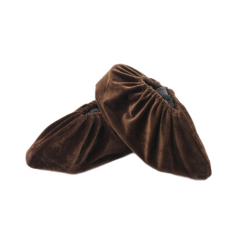 暖雅 柔软绒布 防滑鞋套 防护颗粒底 （单位：双）  