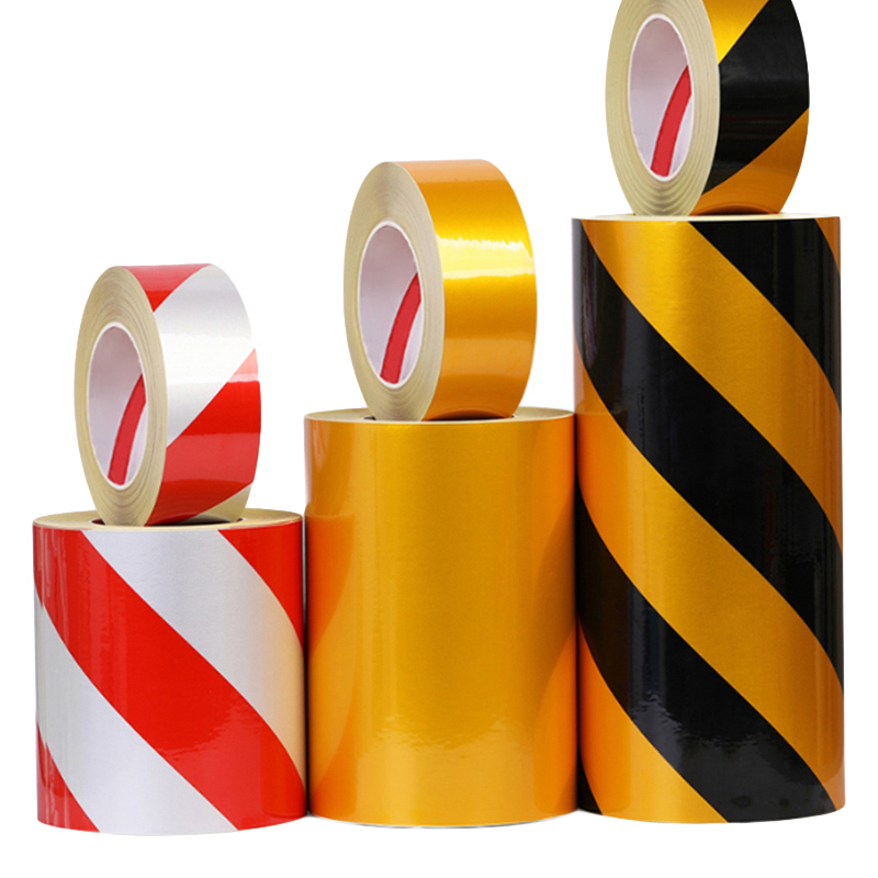 比工 反光 警示胶带 宽5CM长30M （单位：卷）  红白