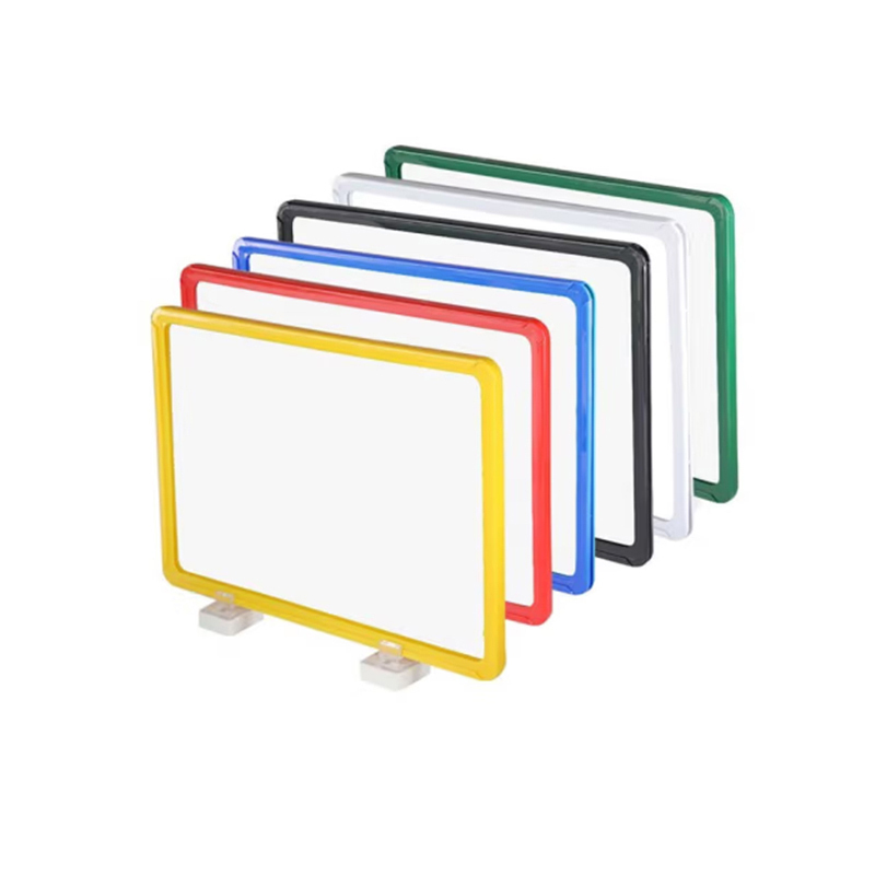 本安 强磁 货架分类提示牌 双磁座+外框A5(21.6*15.5cm） （单位：个）  红色