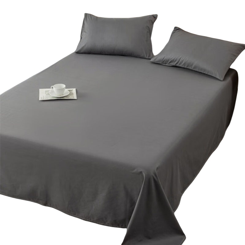 无印良品（MUJI） WYCD007 全棉床单 160*230cm （单位：床） 纯棉 灰色