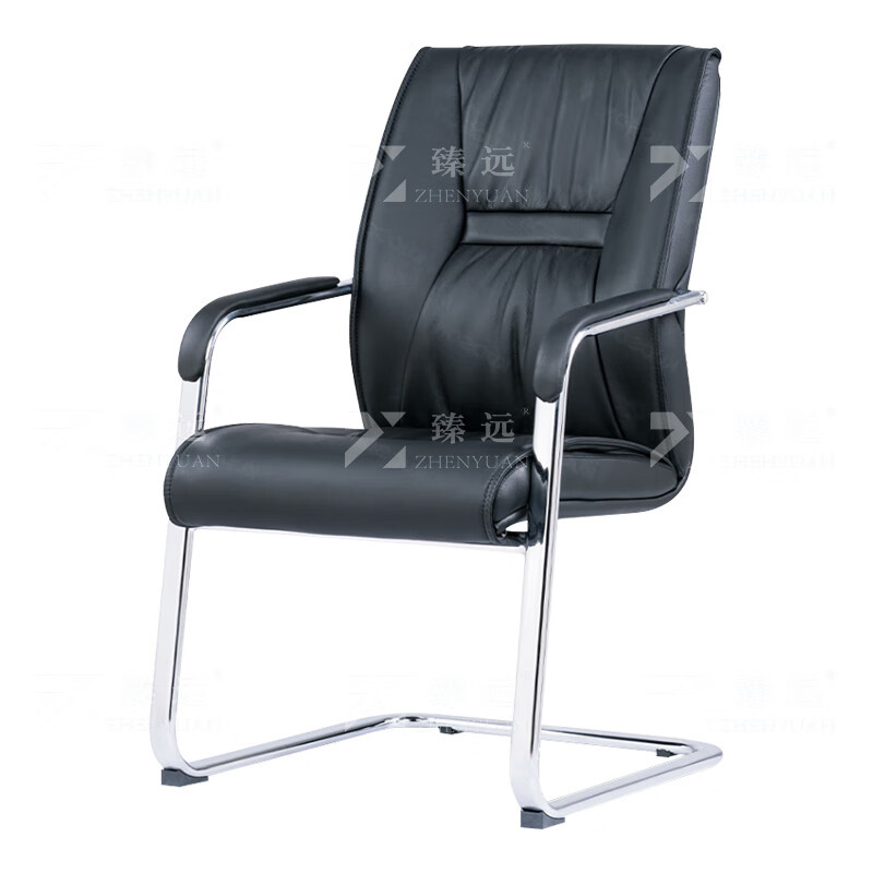 臻远 ZY-6697 实木办公椅  （单位：把） 牛皮 