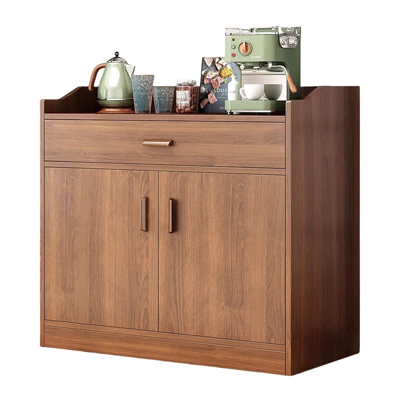 思进 单抽屉款 办公室茶柜 长度80cm （单位：个）  胡桃木色