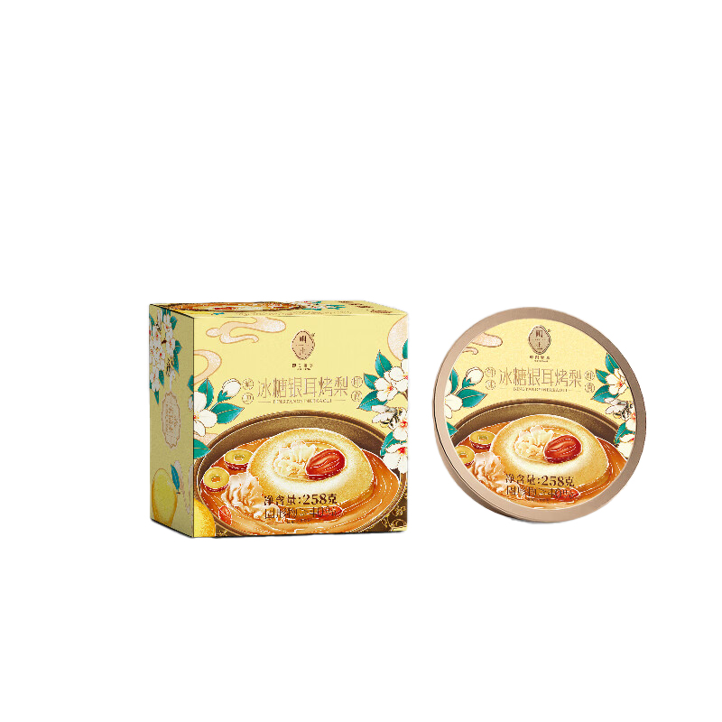 圃也（PUYE） 1548g 鲜炖银耳雪梨 258g/碗 6碗/盒 （单位：盒）  