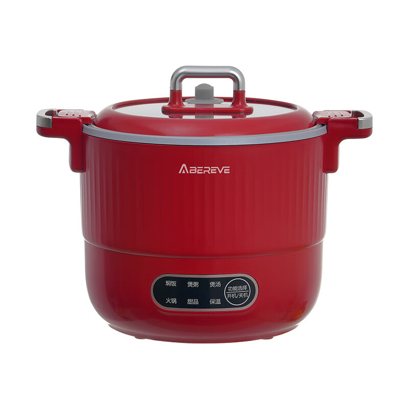 艾贝丽 ABL-WY1249 多功能微压锅 1.8L （单位：台）  复古红