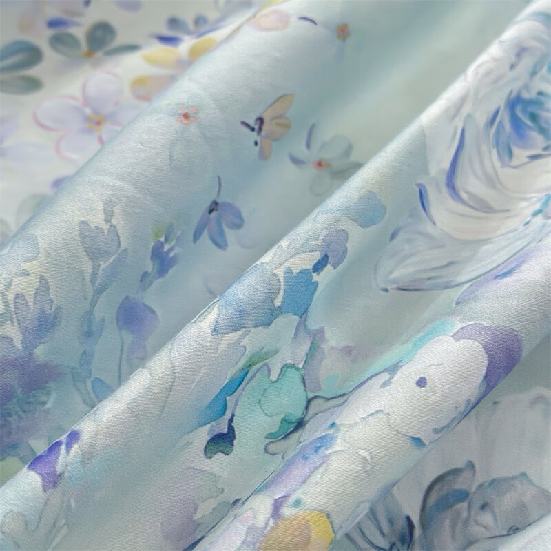 懿缦 YM-TJ25014 &ldquo;繁花&rdquo;数码印花床饰套件 四件套 （单位：套）  