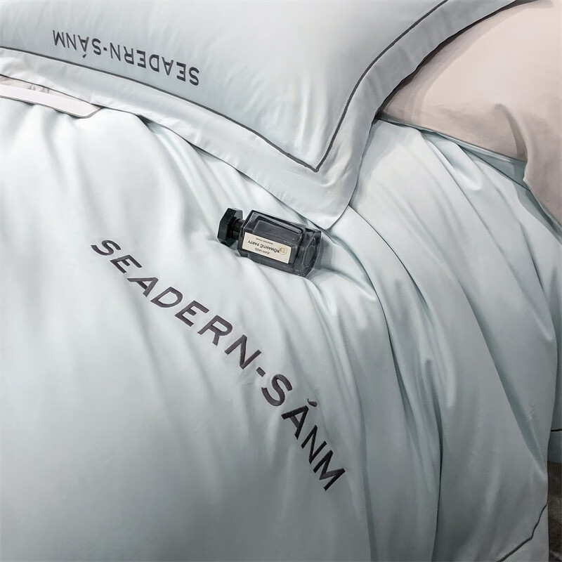 懿缦 YM- TJ202405 &ldquo;伯爵&rdquo;全棉床饰套件 四件套 （单位：套）  蓝色